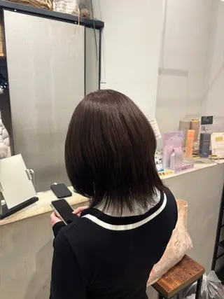 カラー さらさら縮毛矯正 得意です✨️なつみのヘアスタイル
