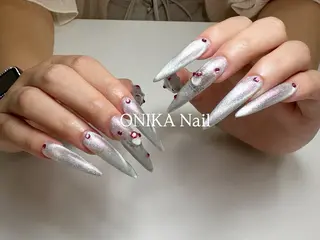 ロング Momoka 🦋のネイルデザイン