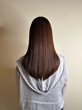 ロング 福井 伶菜のヘアスタイル