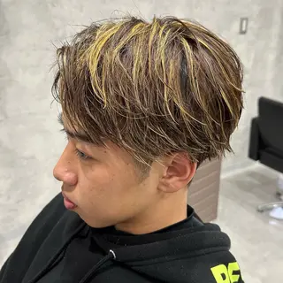 ショート パーマ メンズ ユウ🪄 パーマ指名No1のヘアスタイル