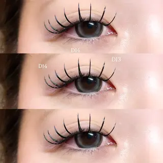 マツエク・マツパ Mell Yuuna ♡パリエク /束感のマツエク・マツパデザイン