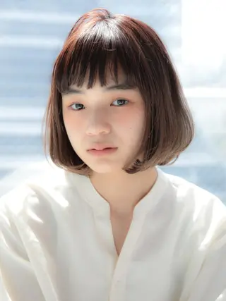 ショート カラー レイヤーカット✂️ 横浜No1♡下鳥翔子のヘアスタイル