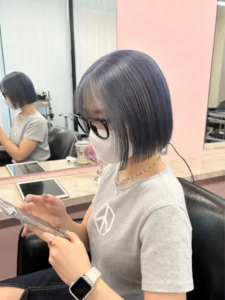 カラー MATTY azusaのヘアスタイル