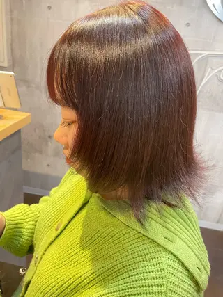 ショート カラー ヘアアレンジ 渋谷のブリーチカラー シェフ🧑‍🍳蓮のヘアスタイル