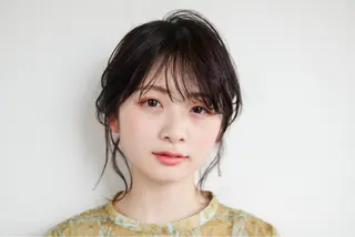 ミディアム 【完全個室】髪質改善 暖色カラー/山崎唯奈のヘアスタイル
