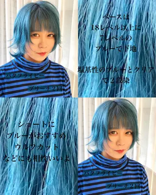 ショート カラー welring hair salonのヘアスタイル