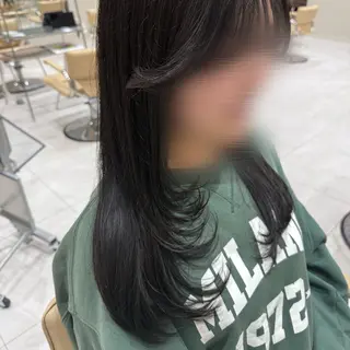 ロング 韓国レイヤー| 透明感カラー|ココナのヘアスタイル
