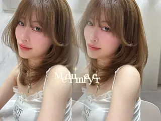 ミディアム Lond  mare 🦋ayana🦋のヘアスタイル