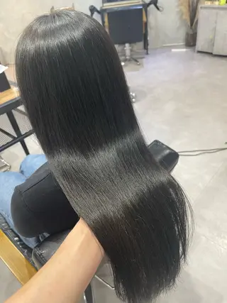 ロング lena🎀 透明感カラー/韓国風のヘアスタイル