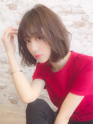 ショート ヘアアレンジ Watai 艶髪 當間 大知のヘアスタイル