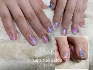 ショート カラー ネイル Le’a NailSalonのネイルデザイン