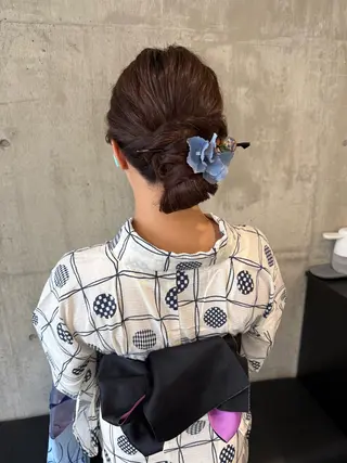 セミロング ヘアアレンジ サロンエイミー伏見店所属・伴 麻彩のその他イメージ