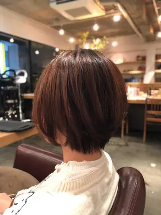 ショート 韓国風カット/ 髪質改善 黒崎のヘアスタイル
