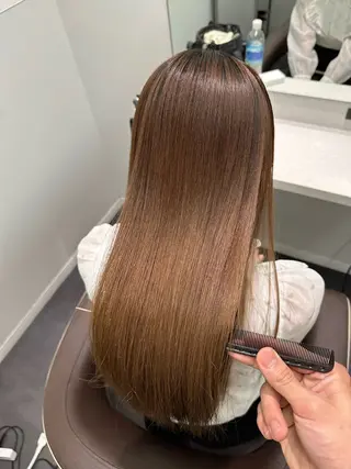 セミロング 美髪特化✨ 伊織✨縮毛矯正✨のヘアスタイル