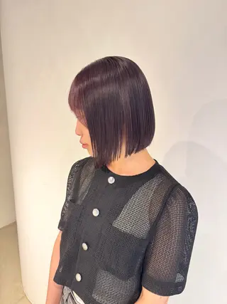 ショート カラー 髪質改善マスター 長尾勇弥/梅田中津のヘアスタイル