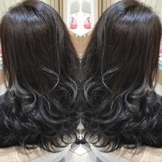 ロング 縮毛矯正/髪質改善 継続する美髪のヘアスタイル