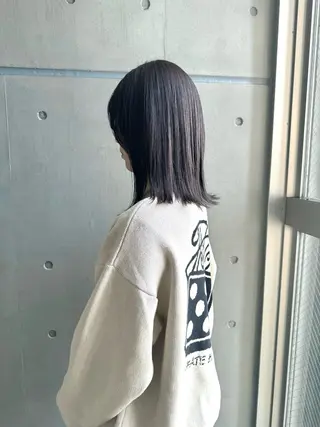ミディアム 透明感カラー🪡🤍 nanao🤍🪡のヘアスタイル