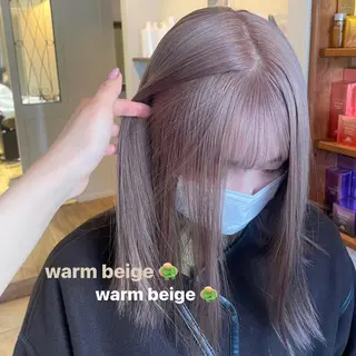 カラー ブリーチなしWカラー /SACHIKAのヘアスタイル