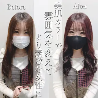 ロング カラー 【悩み解決!美髪へ】 店長 平間 響のヘアスタイル
