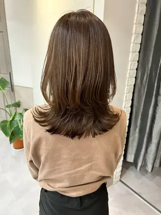 ミディアム 髪質改善/縮毛矯正/ 艶髪/池袋/あつしのヘアスタイル