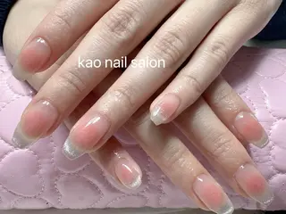 ネイル kao nail マグネット/長さだしのネイルデザイン