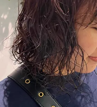 ショート パーマ ユウ 二子玉川駅 半個室サロンのヘアスタイル