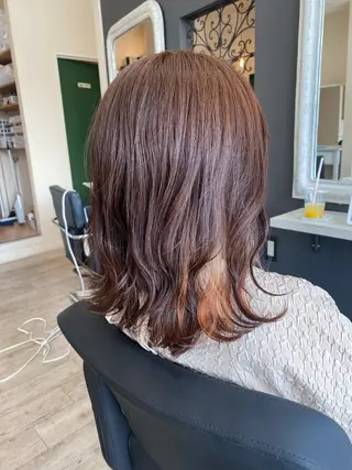 ミディアム カラー APPEL hair /岡山のヘアスタイル