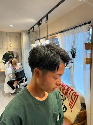 ショート メンズ 🌀メンズパーマ🌀 🐏丸山祐宇🐏のヘアスタイル