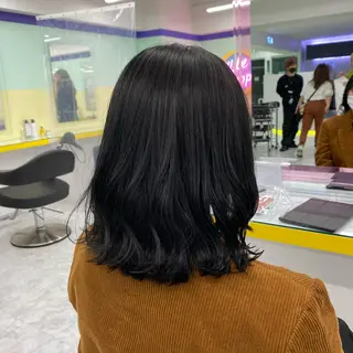 セミロング カラー ヘアアレンジ mai🍑暖色カラー /レイヤー💖のヘアスタイル
