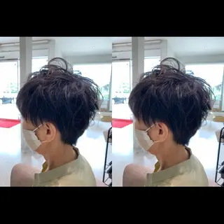 ショート パーマ 【20時〜22時】 KENのヘアスタイル
