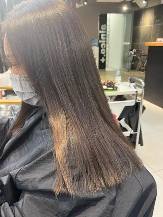 ロング カラー ヘアアレンジ メンズ キッズ マツエク・マツパ アイブロウ 透明感カラー🤎 ゆりのヘアスタイル