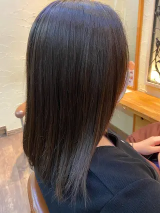 セミロング カラー パーマ ヘアアレンジ メンズ キッズ ネイル マツエク・マツパ 🌈髪質改善・美髪矯 正・平野瀬乃🌈のヘアスタイル