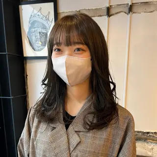セミロング カラー 【完全マンツー 恵比寿】佐藤 翔のヘアスタイル
