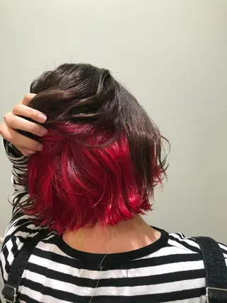 ミディアム カラー Hair&Make EARTHのヘアスタイル