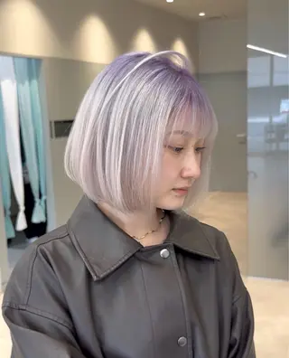 ショート 🫧ペール系カラー /デザイン秀喜🫧のヘアスタイル