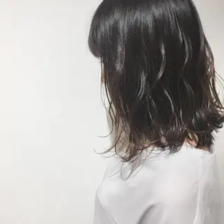 ミディアム 永田 琴愛のヘアスタイル