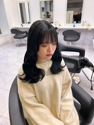 セミロング カラー 💖札幌カラー 指名No.1💖玲奈のヘアスタイル