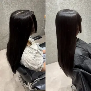 セミロング 髪質改善ヘアケア 艶髪特化/上田のヘアスタイル