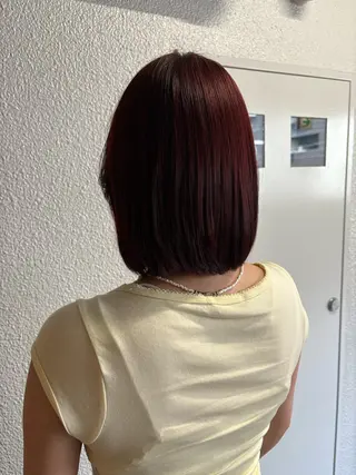 ミディアム カラー natsuki /HUIのヘアスタイル