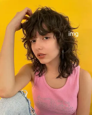 ミディアム パーマ SERINA🎀/パ ーマモデル募集中🫧のヘアスタイル