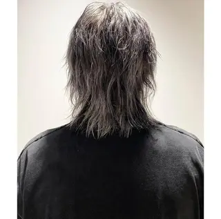 ショート カラー パーマ ヘアアレンジ メンズ 【姫カット】 ナカムラコウキのヘアスタイル