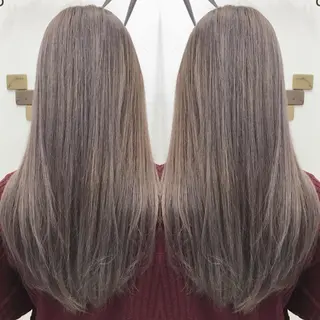 セミロング カラー KEISUKE🐶 カラー✨エクステのヘアスタイル