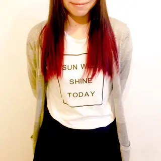 ロング カラー 🪼個性、雰囲気🪼 ⛈オカダ🎧のヘアスタイル