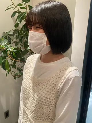 ショート カラー riria/ボブ /透明感カラー🎀のヘアスタイル