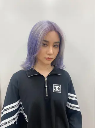 カラー サイレント美容師 アイリィのヘアスタイル