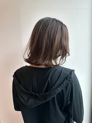 ミディアム ボブ/透明感カラー 🌿栄🌿kouneのヘアスタイル