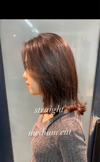 ミディアム 山中 欧輔のヘアスタイル