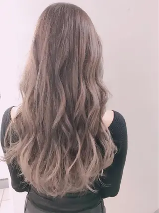 ロング カラー パーマ 松川 智行のヘアスタイル