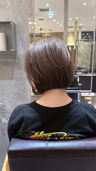 ショート レイヤーカット× 髪質改善カラー 片山のヘアスタイル