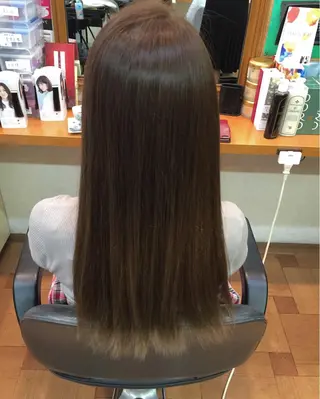 ミディアム セミロング ロング カラー YAP！HAIR トコツメアヤノのヘアスタイル